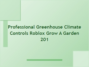 Professional Greenhouse Climate Controls for Garden Design